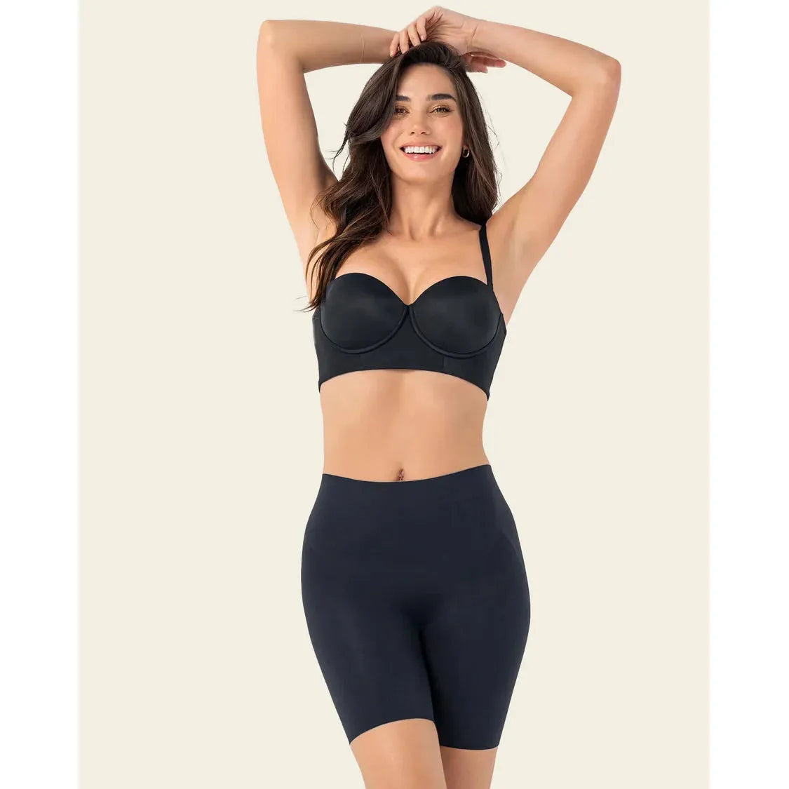 Undetectable Backless Moderate Shaper Short-LEONISA-1000 Palms