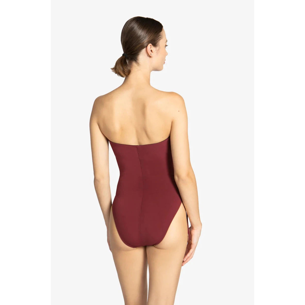 Aubrey Bandeau One Piece-Robin Piccone-1000 Palms