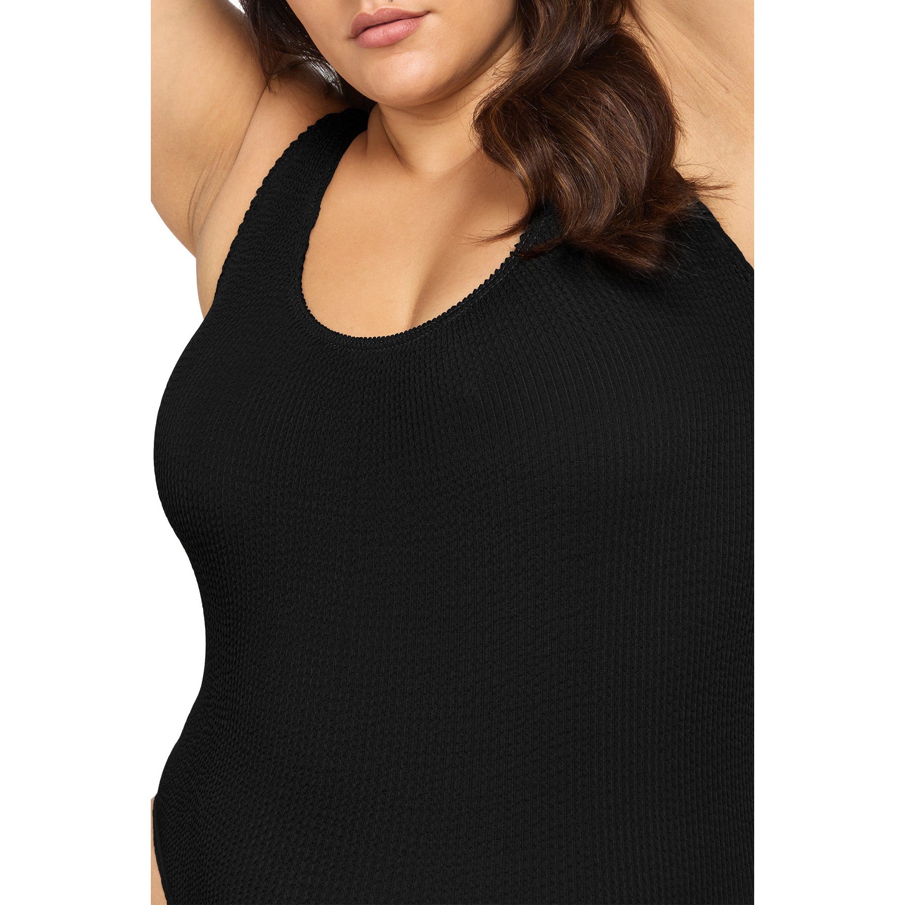 Arte High Neck One Piece-Artesands-1000 Palms