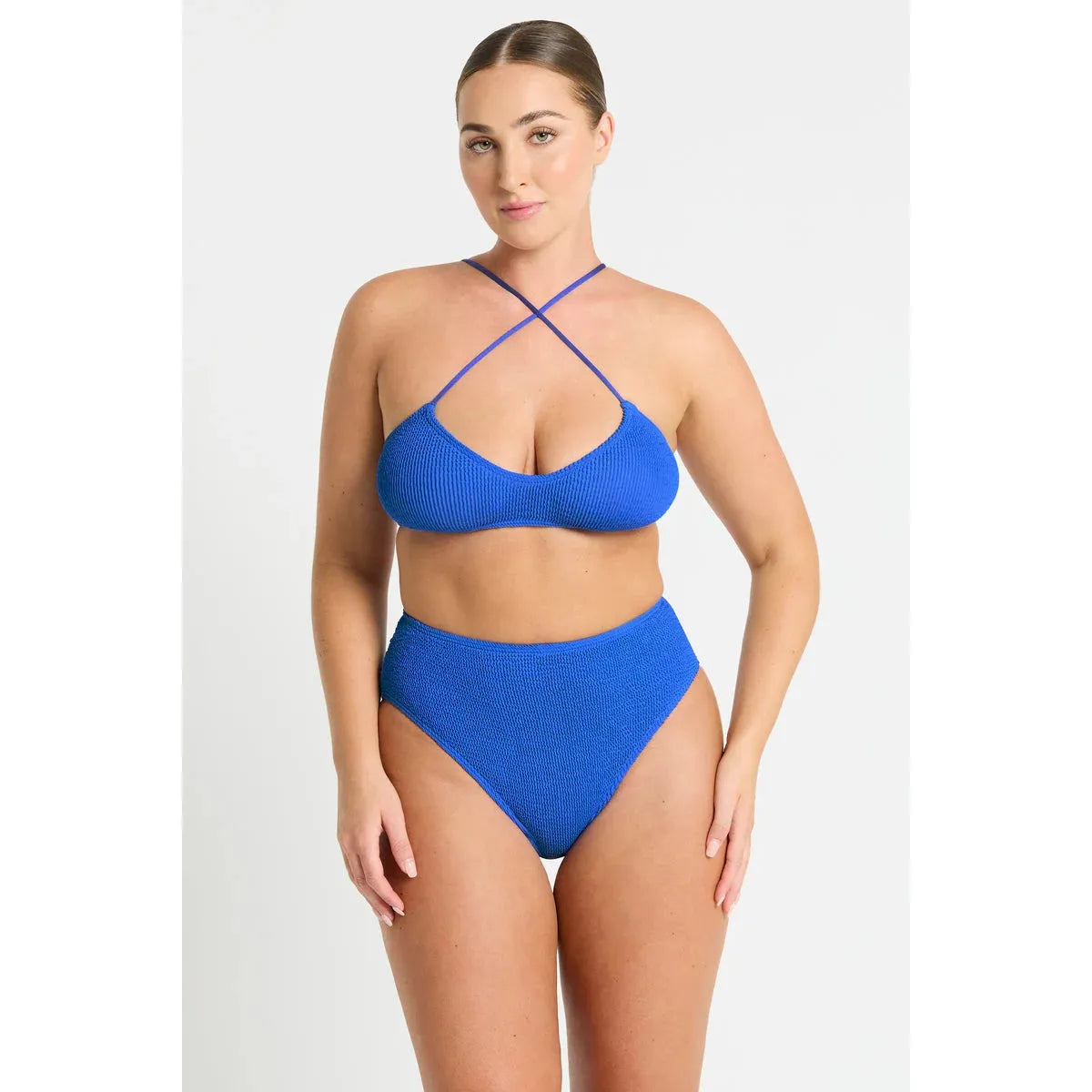 Selena Crop Top Cobalt-bond-eye-1000 Palms