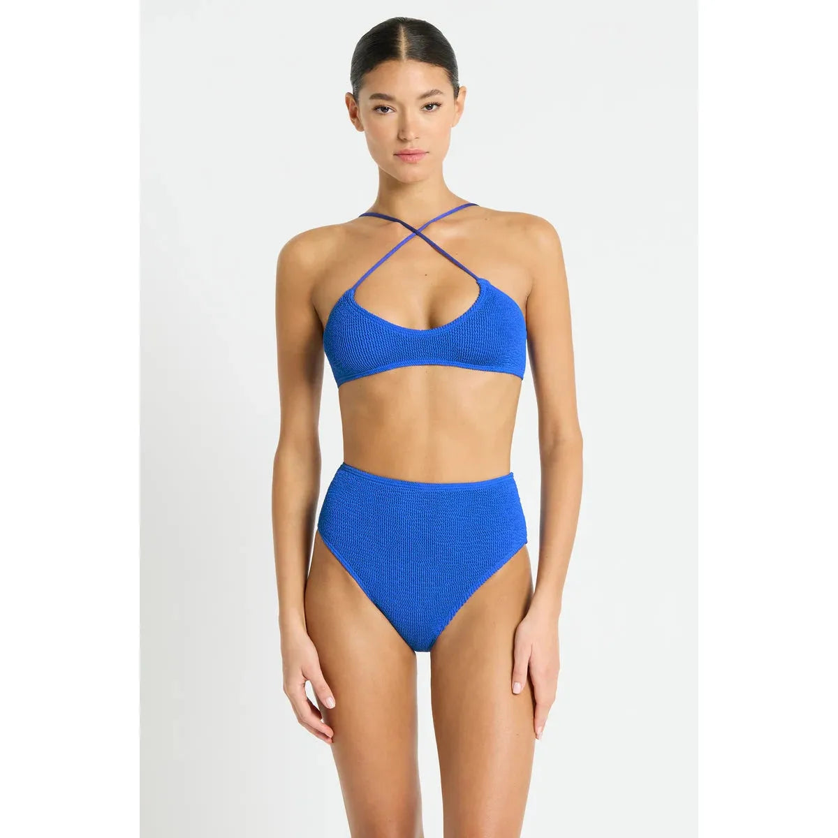 Selena Crop Top Cobalt-bond-eye-1000 Palms
