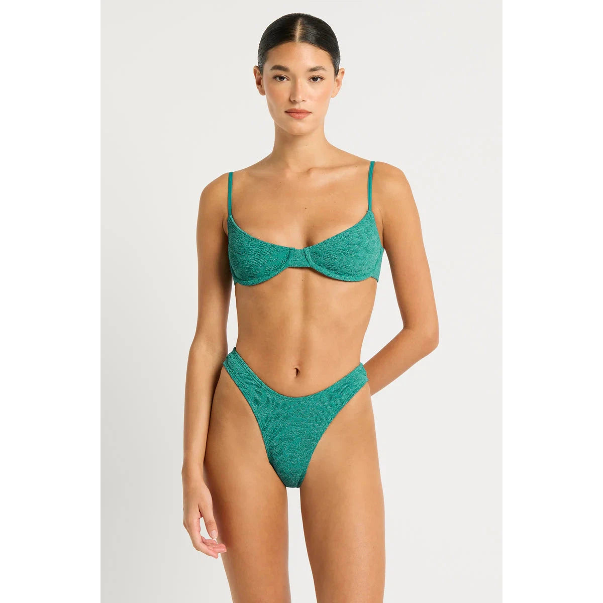Christy Brief Bottom Teal Lurex-bond-eye-1000 Palms