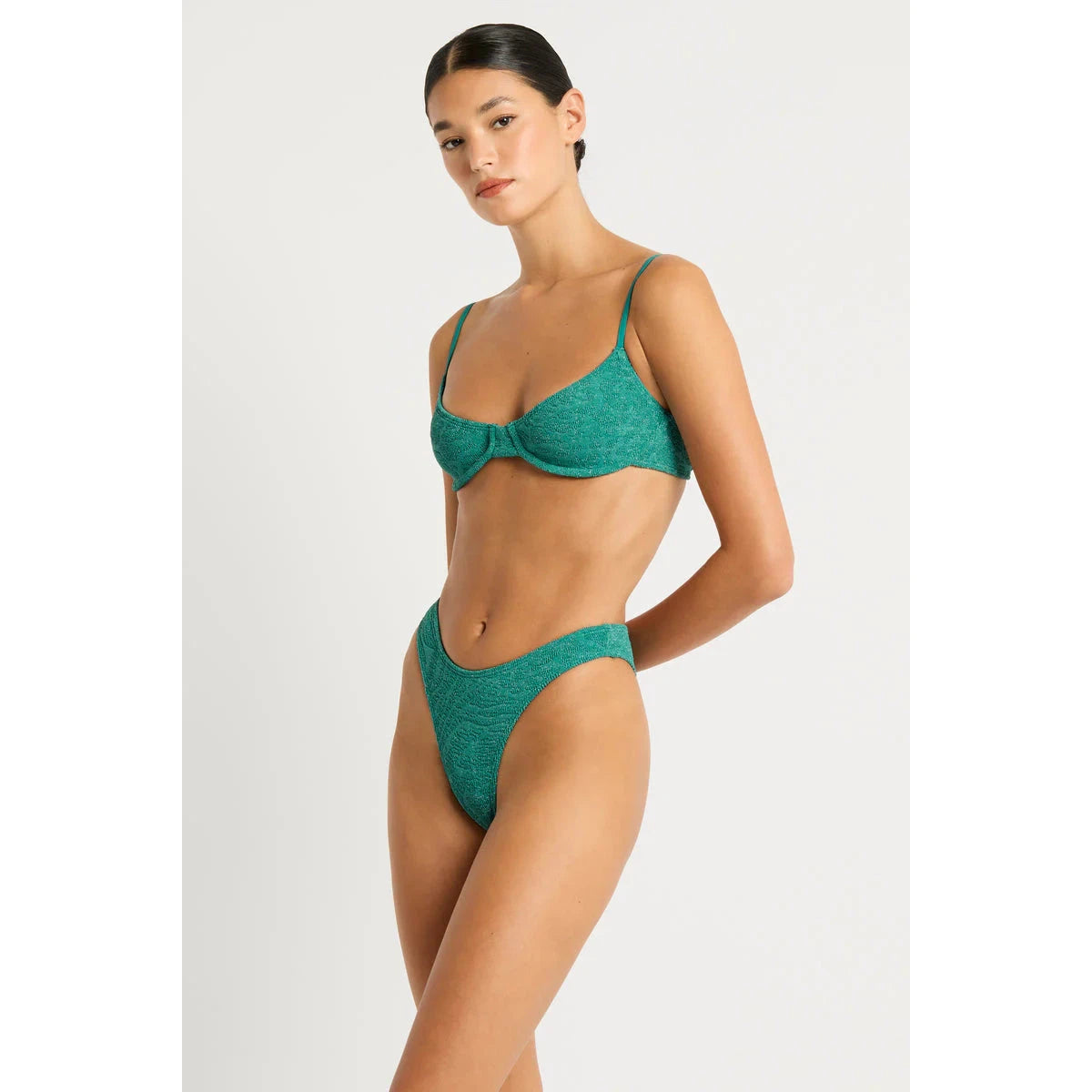 Christy Brief Bottom Teal Lurex-bond-eye-1000 Palms