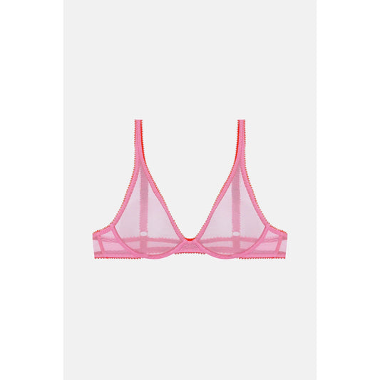 Elsie Clean Tulle High Apex Underwire Bra-Dora Larsen-1000 Palms