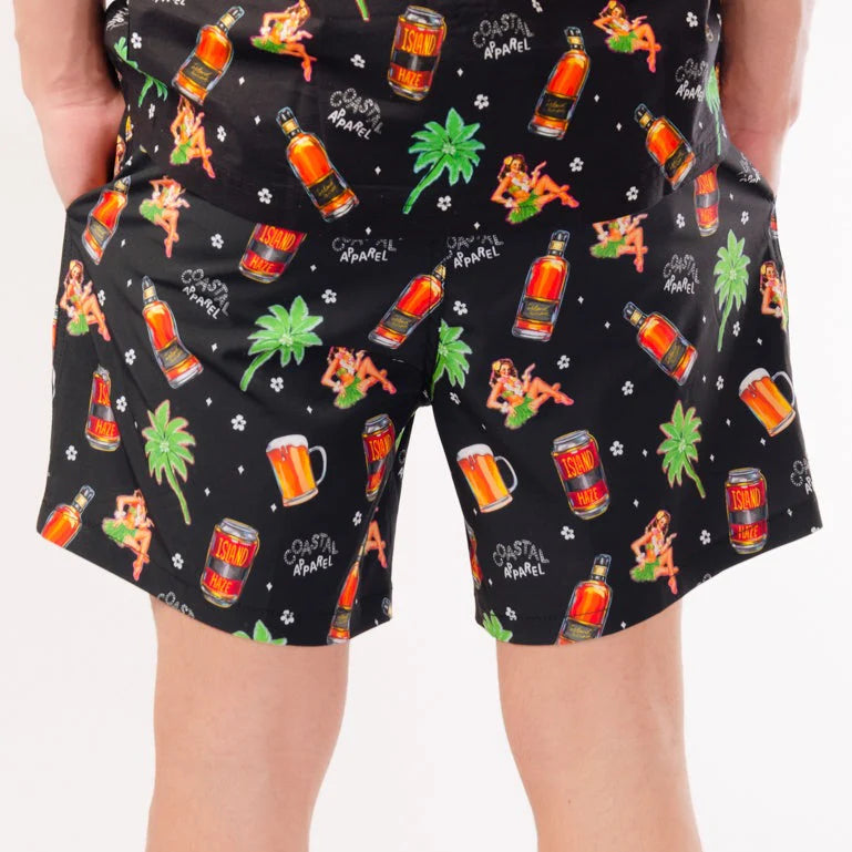 Printed Volley-Island Haze-1000 Palms