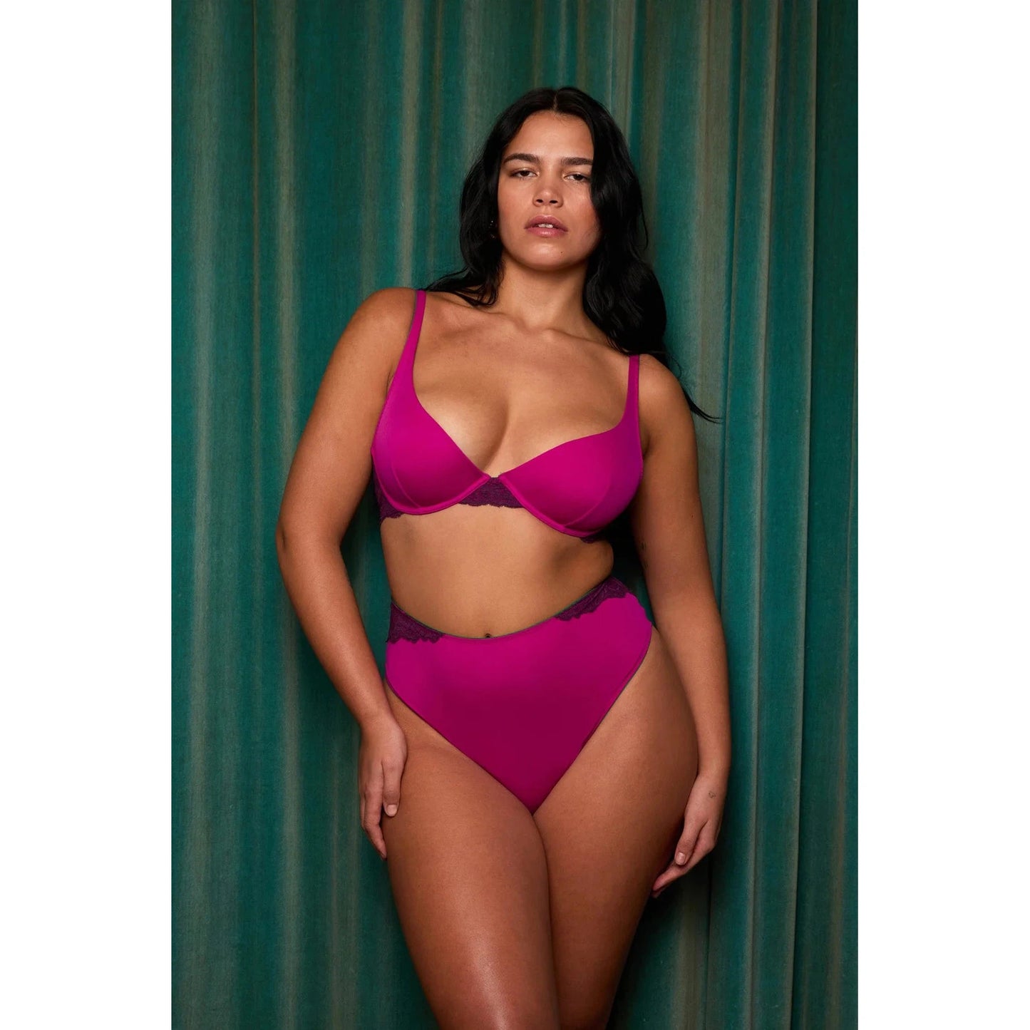 Matilda Lace Scoop Neck Underwire-Dora Larsen-1000 Palms