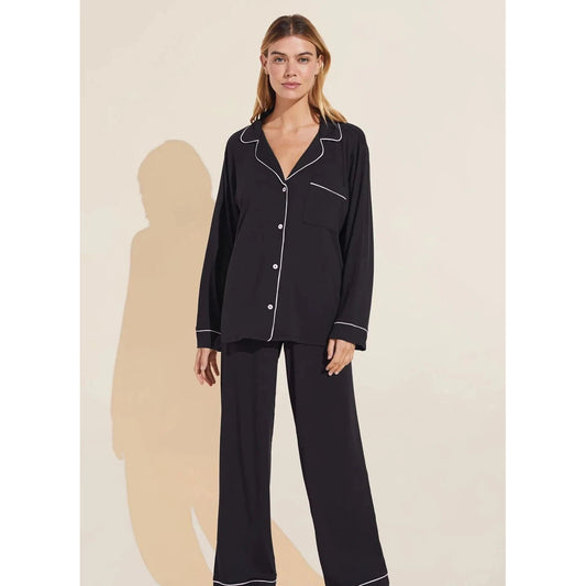 Gisele - The Long PJ Set-eberjey-1000 Palms