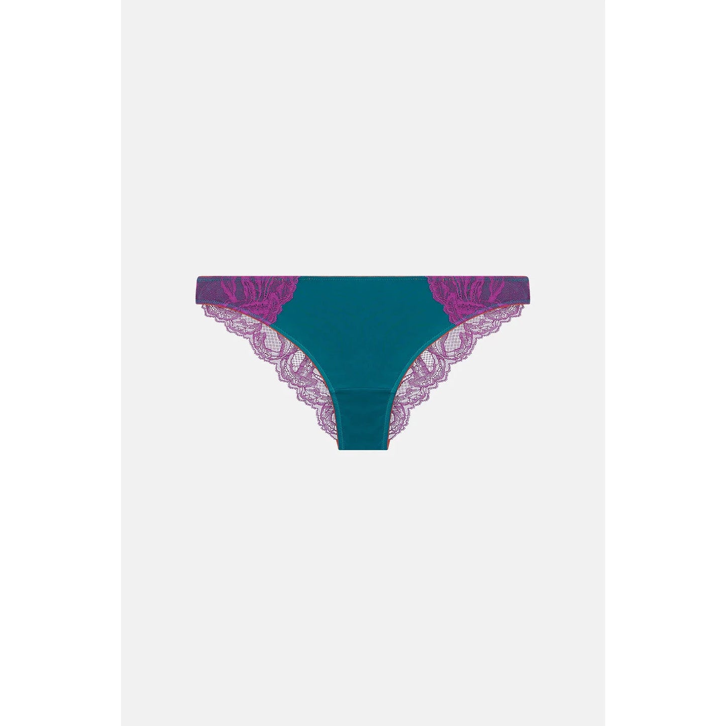 Remy Microfibre + Lace Knicker-Dora Larsen-1000 Palms