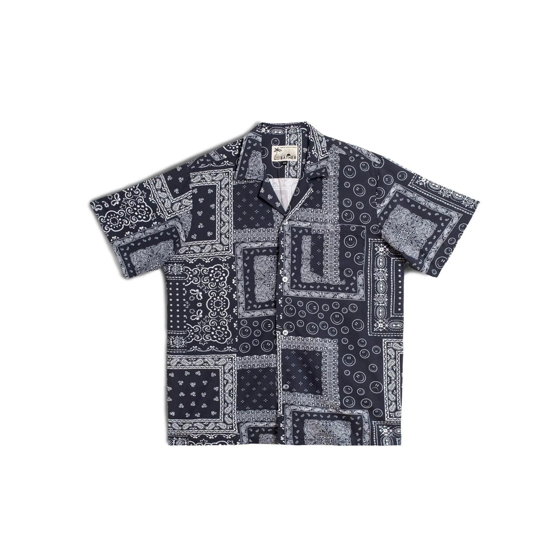 Bandana Camp Shirt-Bather-1000 Palms