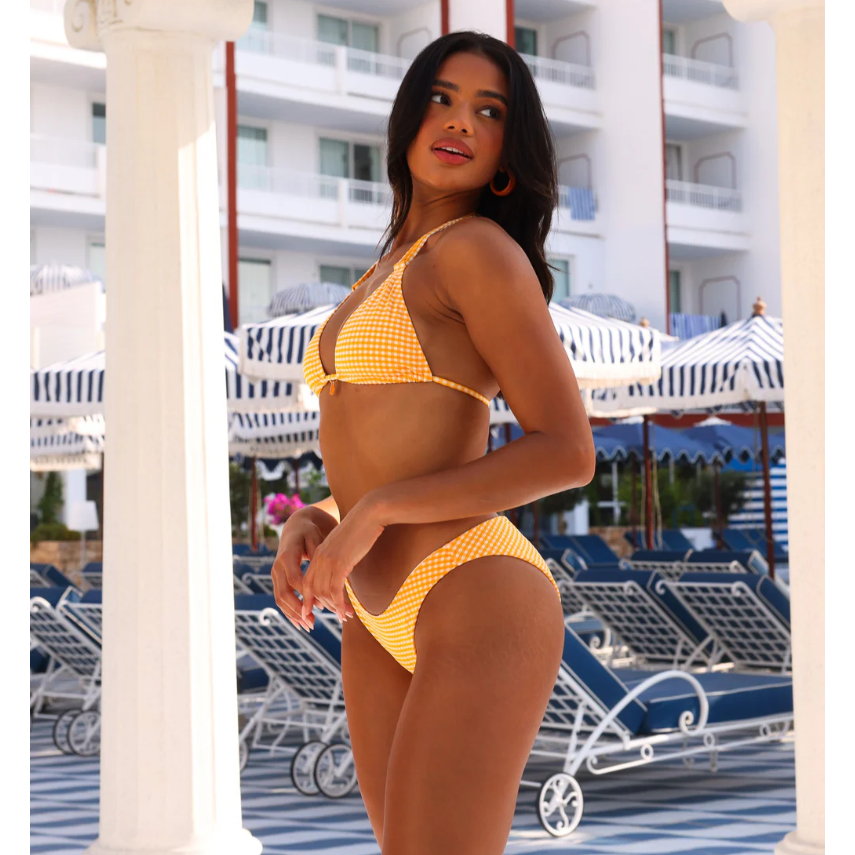 Orange Cream Minimal Full Coverage Bikini Bottom-Kulani Kinis-1000 Palms