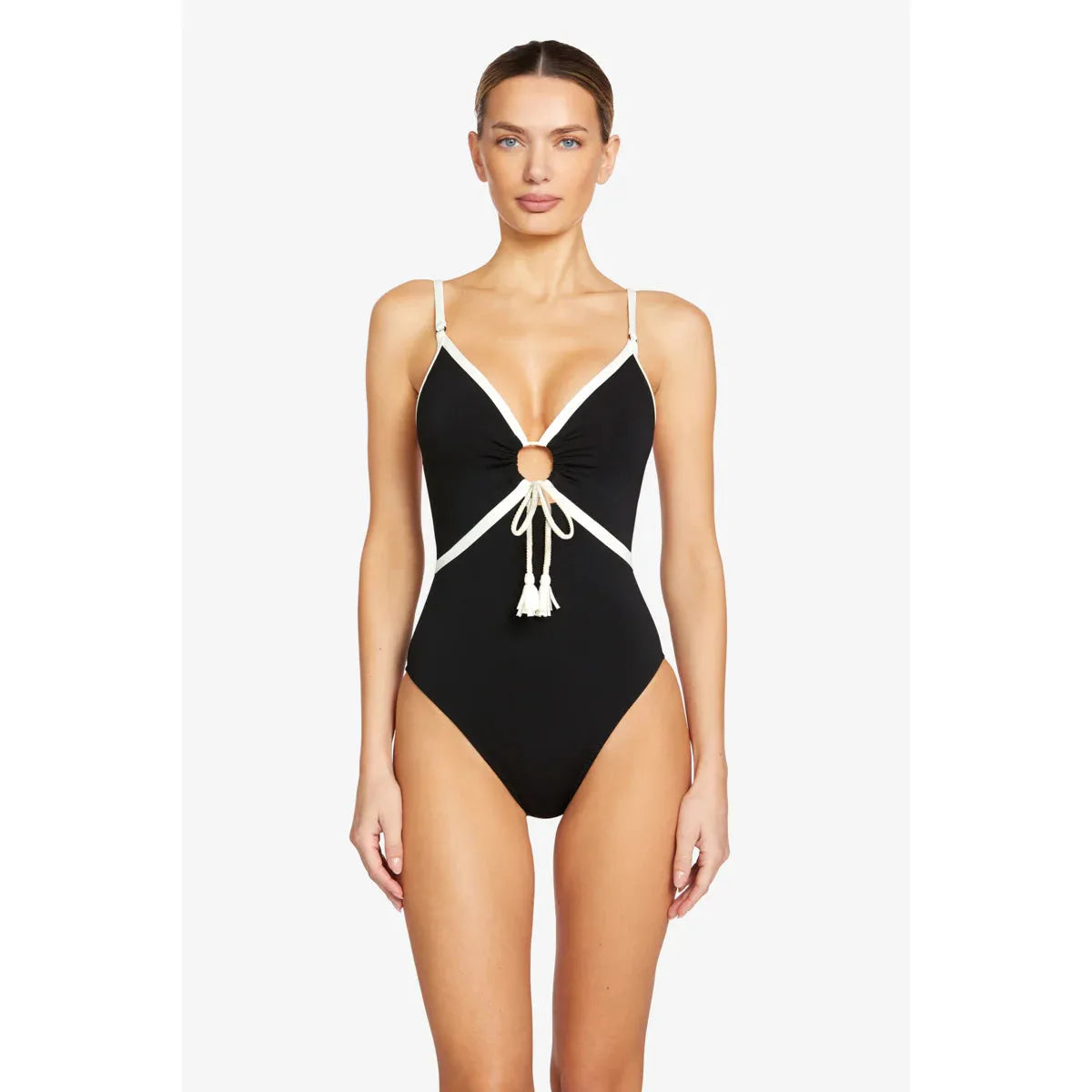 Tierna Keyhole One Piece-Robin Piccone-1000 Palms