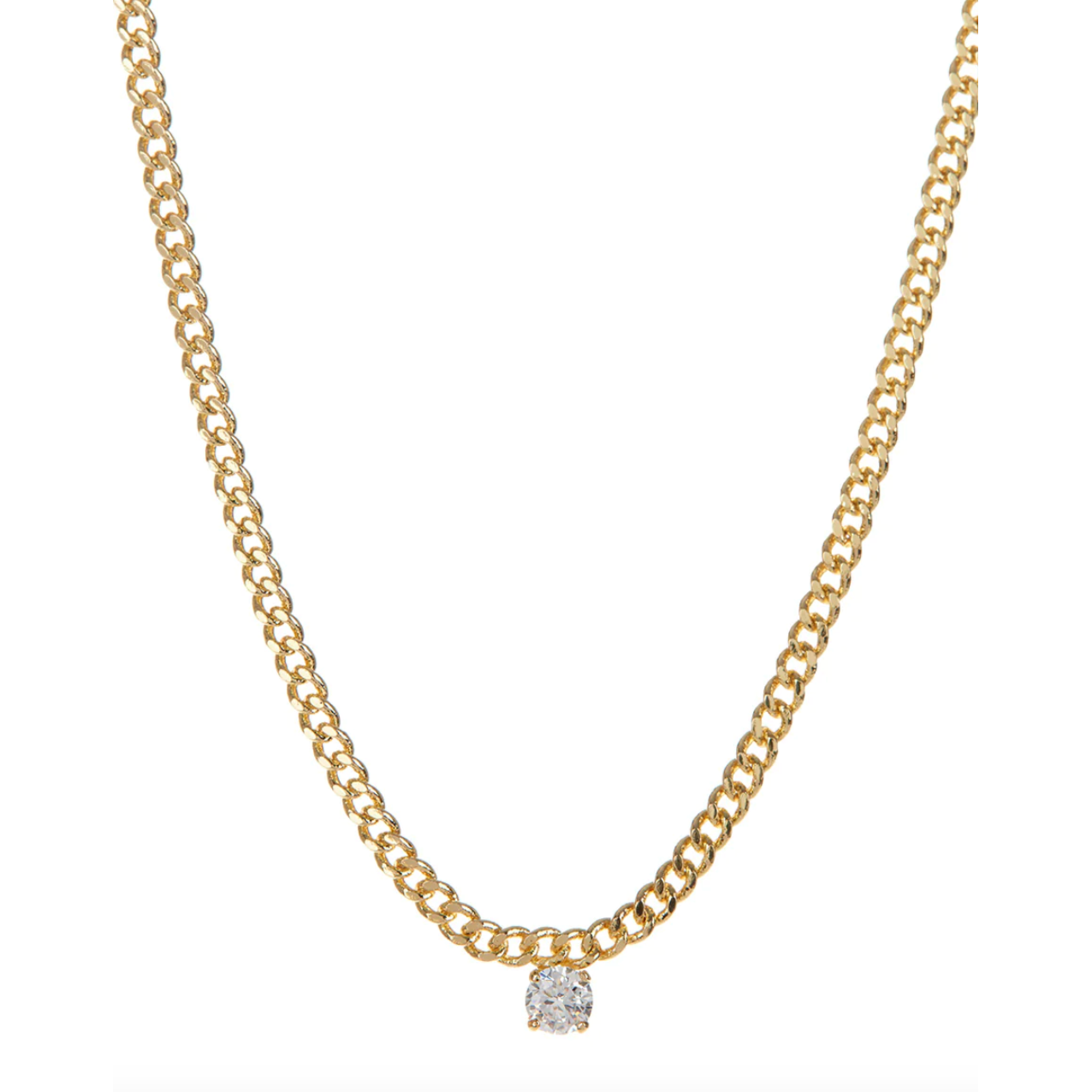 Bardot Stud Charm Necklace-Luv AJ-1000 Palms