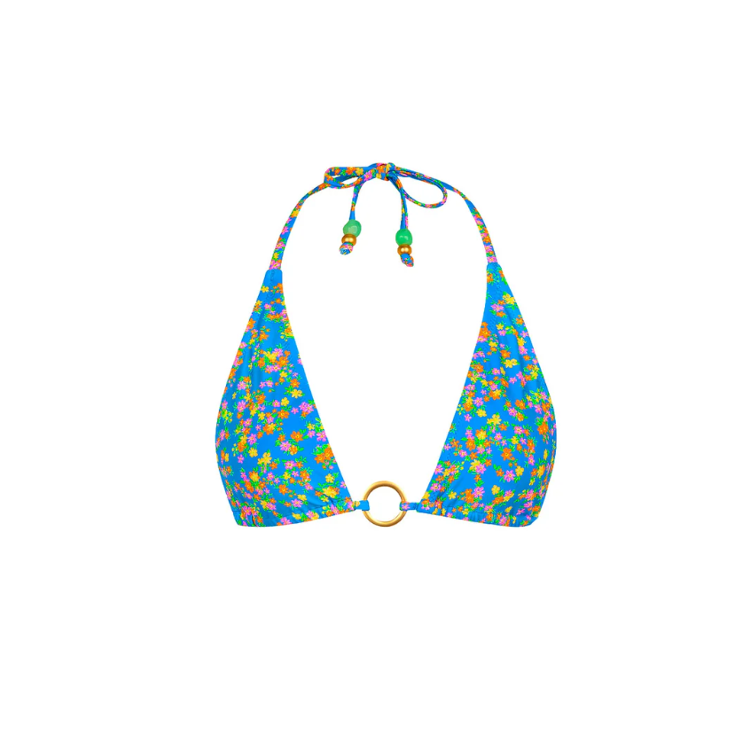 La Bella Ring Halter Bikini Top-Kulani Kinis-1000 Palms