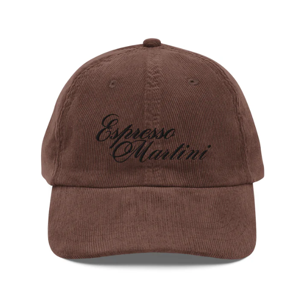 Espresso Martini Corduroy Hat-Kirty Studio-1000 Palms