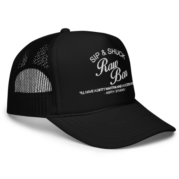 Raw Bar Trucker Hat-Kirty Studio-1000 Palms