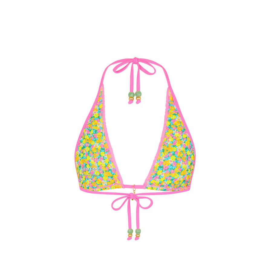 Hula Honey Halter Bikini Top-Kulani Kinis-1000 Palms