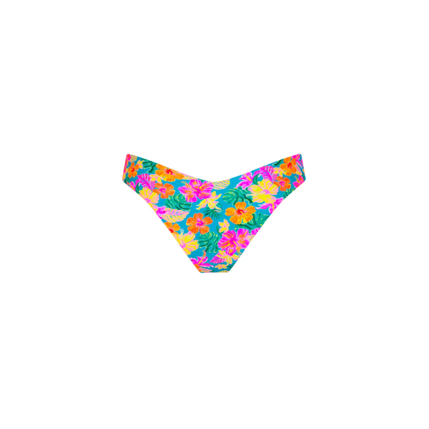 Paradise Pop Cheeky V Bikini Bottom-Kulani Kinis-1000 Palms