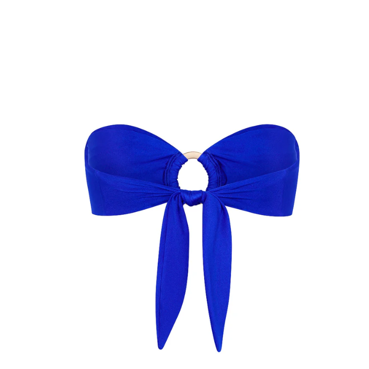 Blue Lagoon Bandeau Top