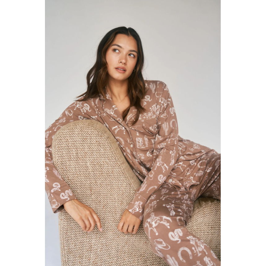 Cowboy Ladies Collared set-Bambi & Birdie-1000 Palms