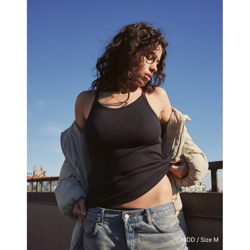 High Neck Bra Top Black-Embrace-1000 Palms