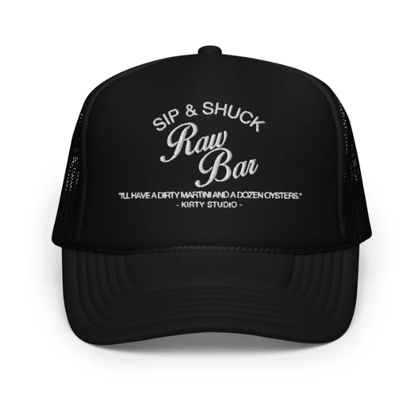 Raw Bar Trucker Hat-Kirty Studio-1000 Palms
