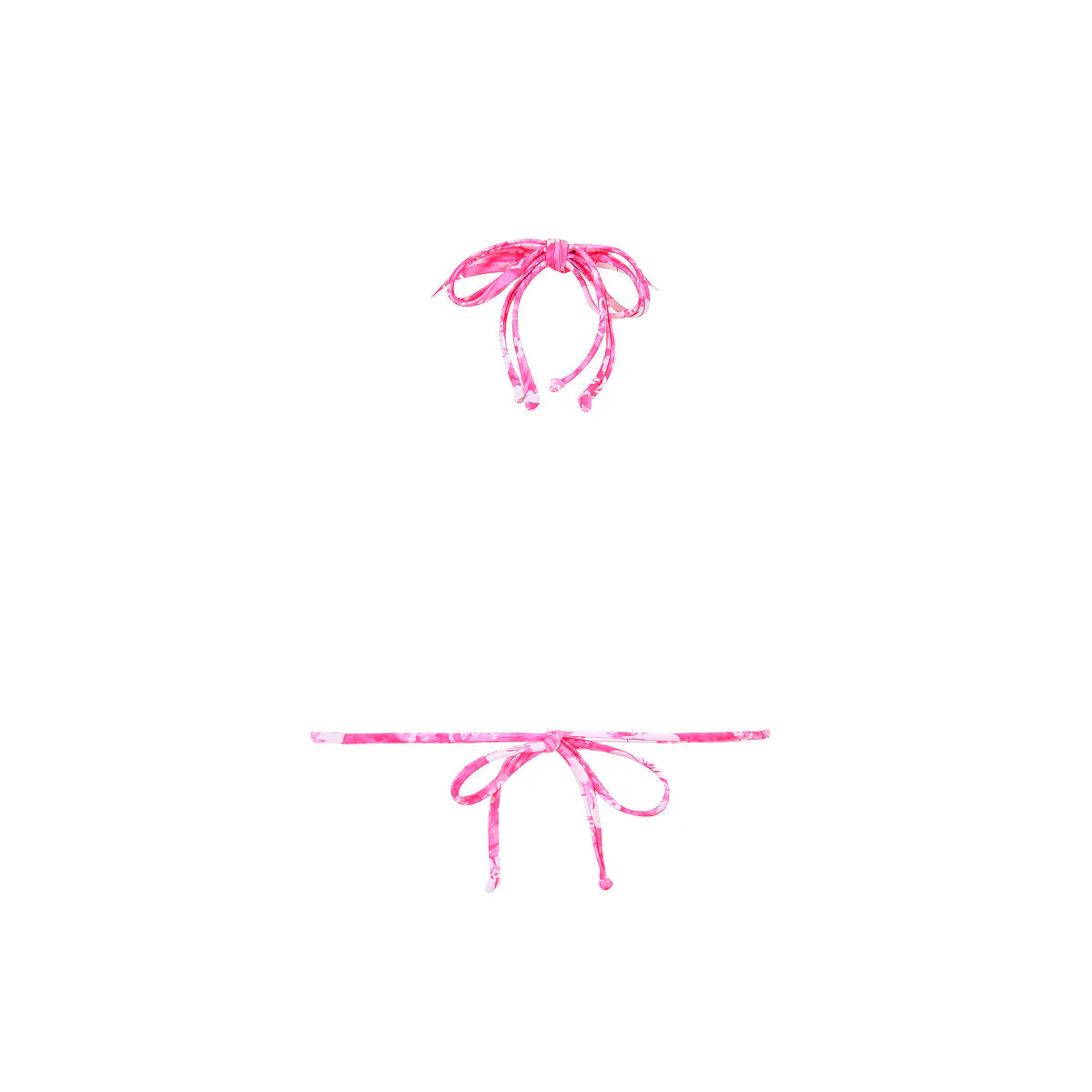 Halter Bralette Bikini Top-Kulani Kinis-1000 Palms