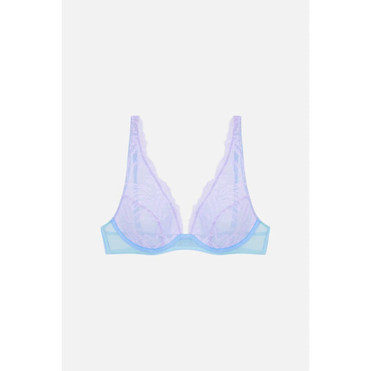 Aerin Lace High Apex Underwire Bra-Dora Larsen-1000 Palms