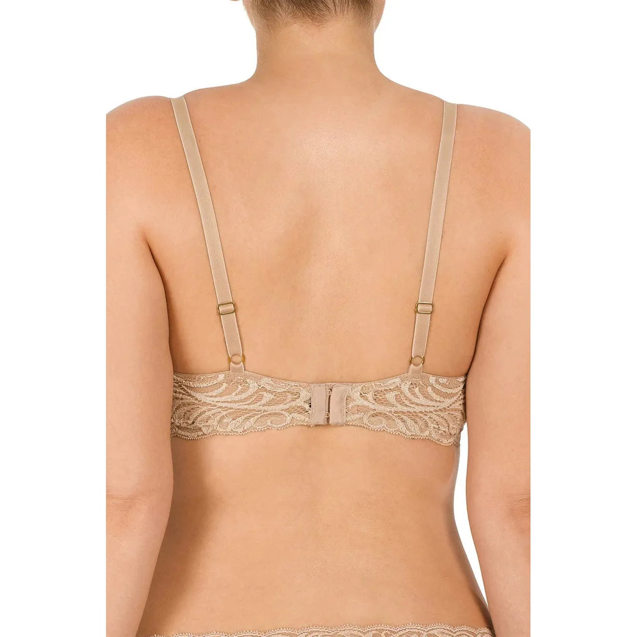 Feathers Plunge T-Shirt Bra-Natori-1000 Palms