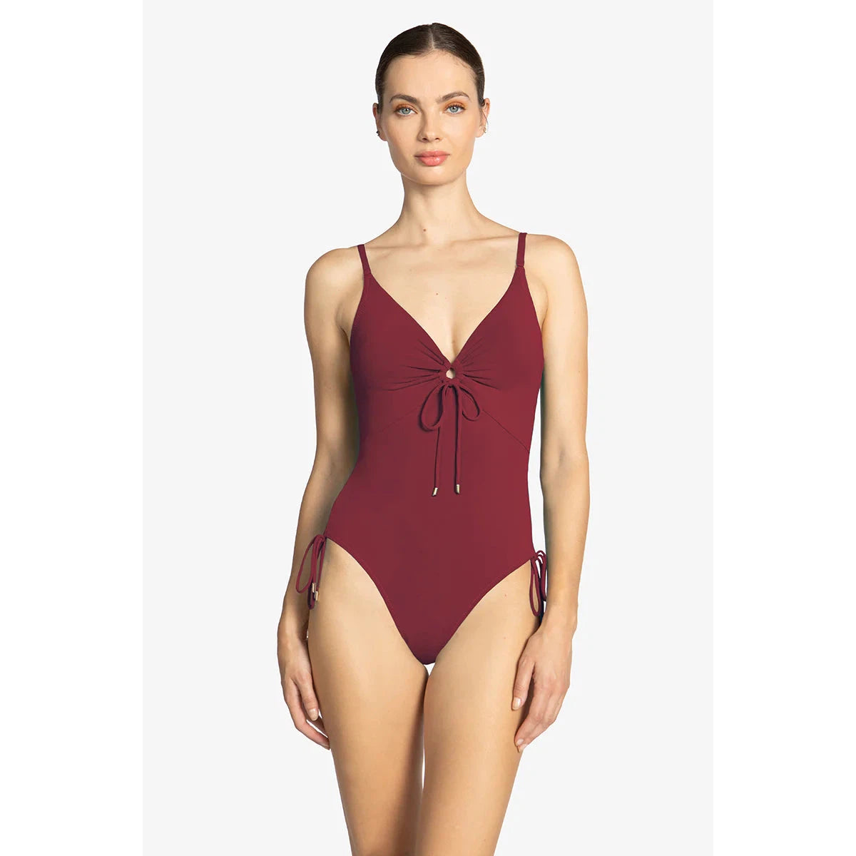 Aubrey Keyhole One Piece-Robin Piccone-1000 Palms