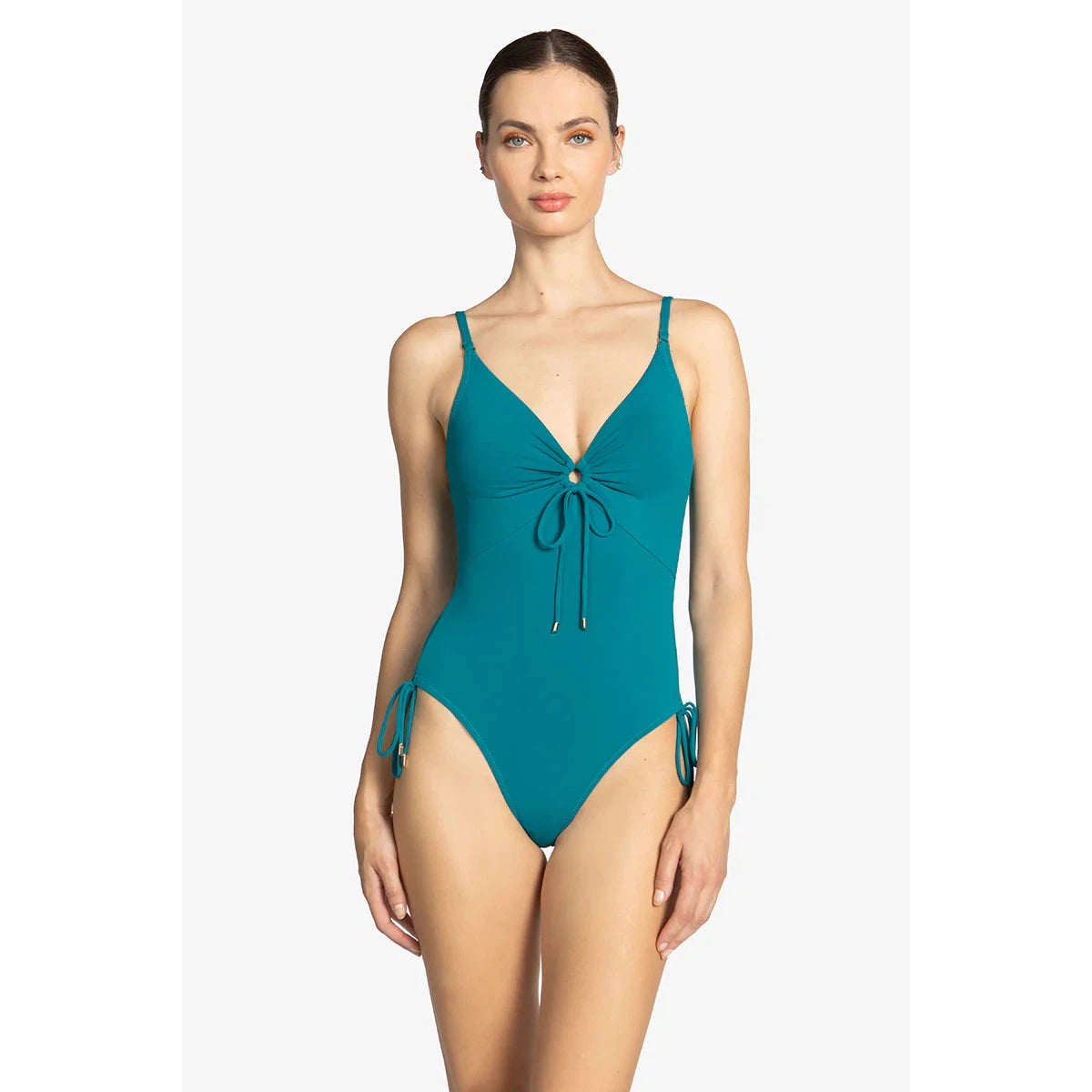 Aubrey Keyhole One Piece-Robin Piccone-1000 Palms