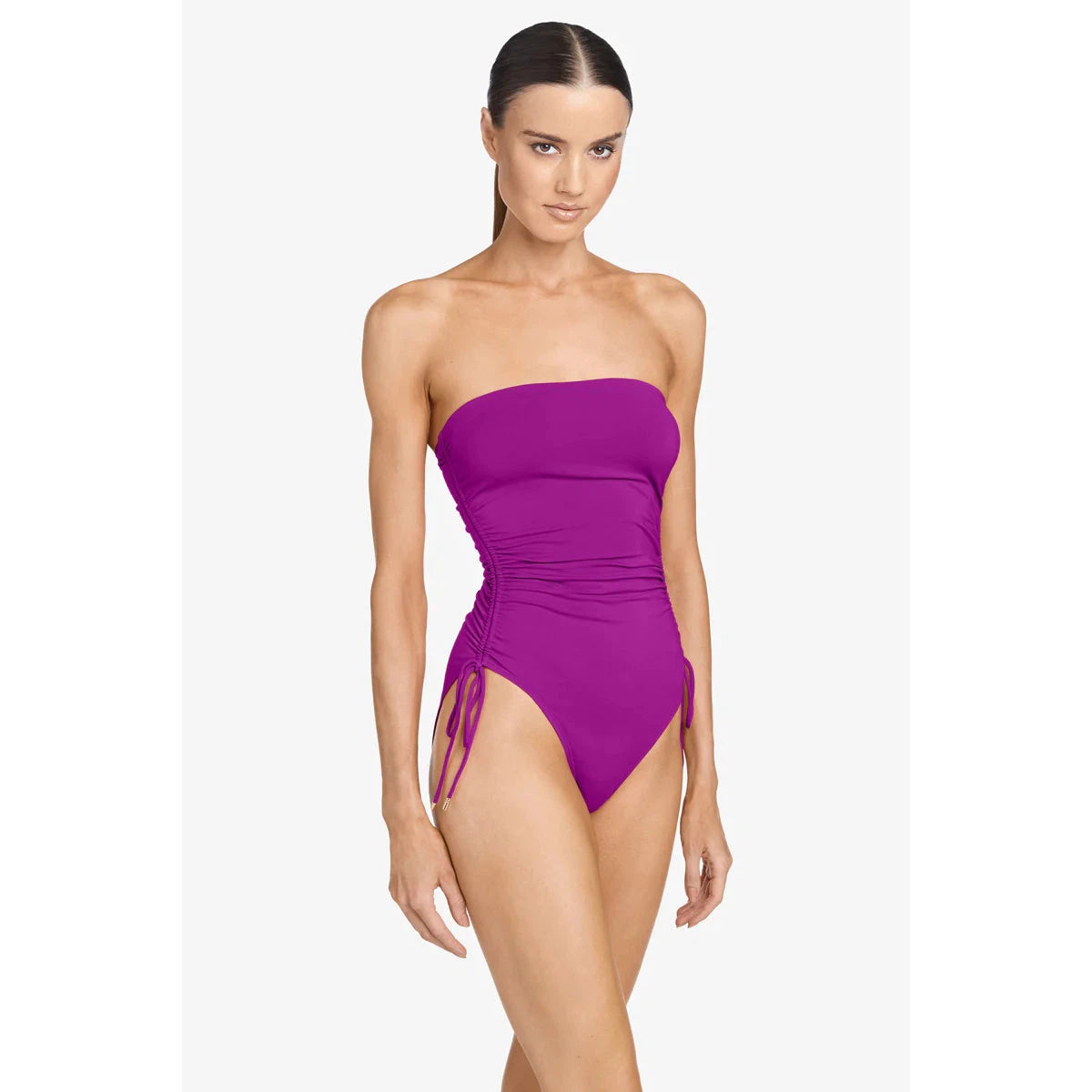 Aubrey Bandeau One Piece-Robin Piccone-1000 Palms