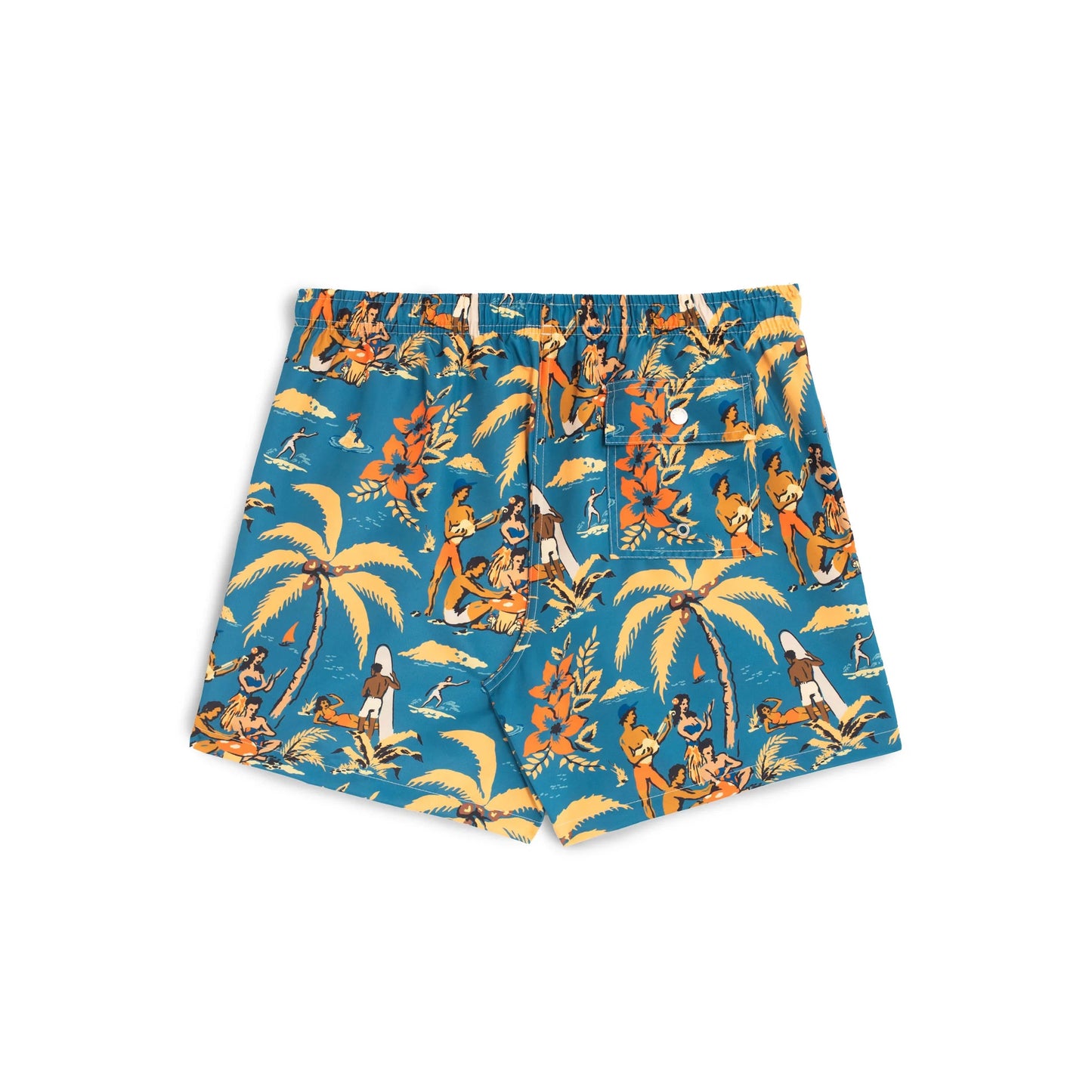 Trippin Beach Swim Trunk-Bather-1000 Palms