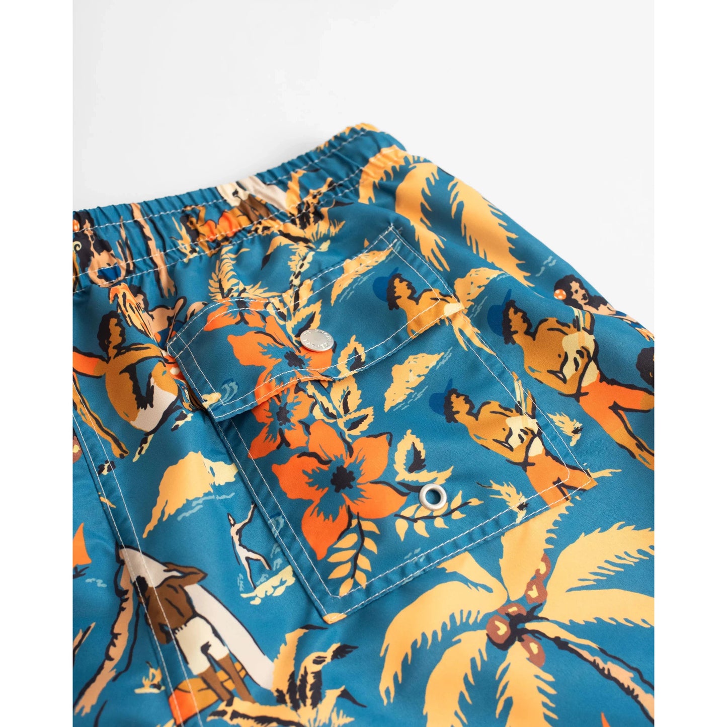 Trippin Beach Swim Trunk-Bather-1000 Palms