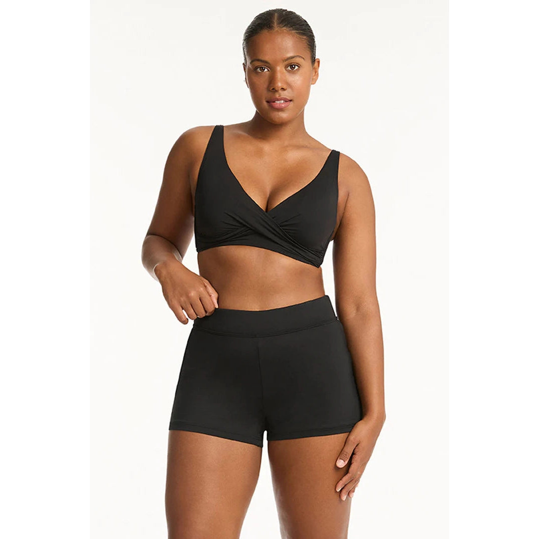 Essentials Cross Front Bra Top-Sealevel-1000 Palms