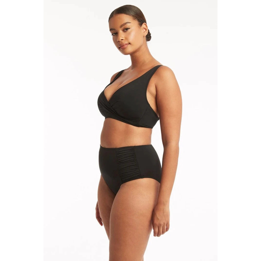 Essentials Cross Front Bra Top-Sealevel-1000 Palms
