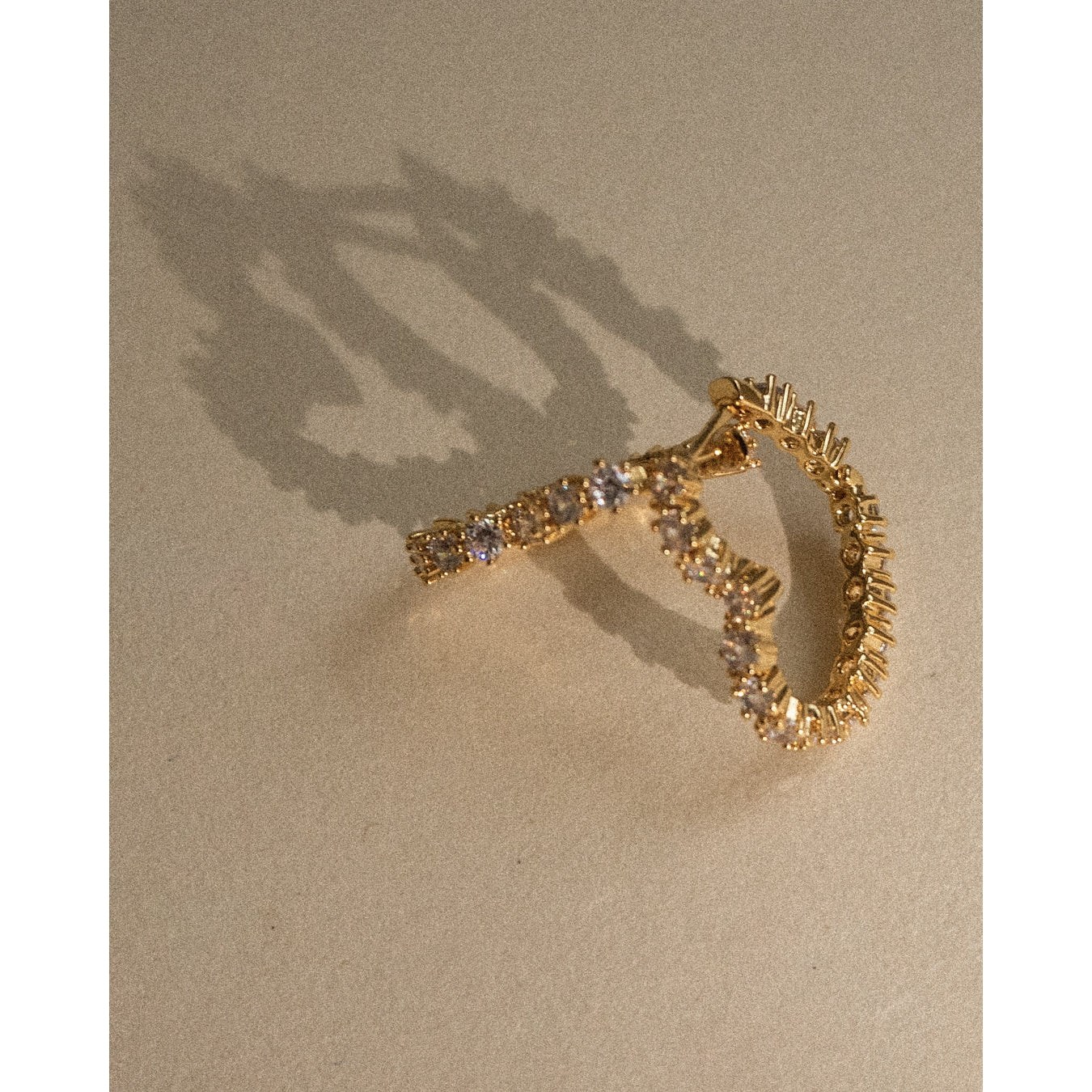 Diamond Bijou Hoops-Luv AJ-1000 Palms