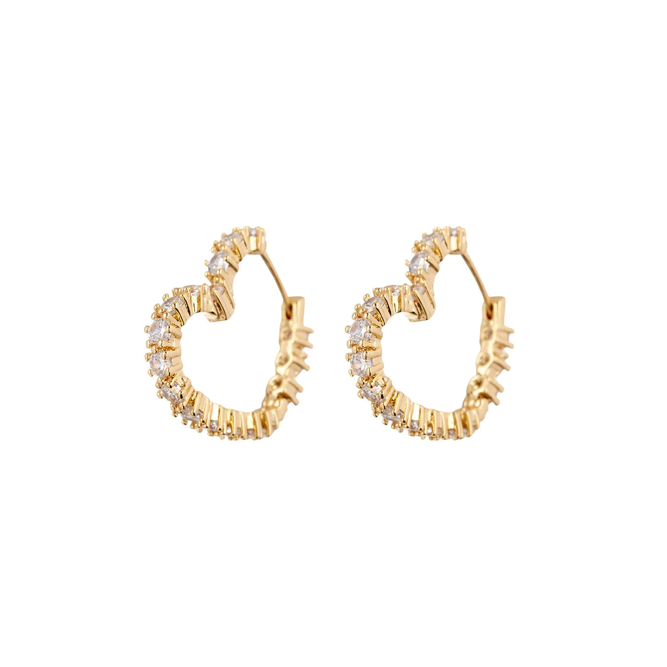 Diamond Bijou Hoops-Luv AJ-1000 Palms