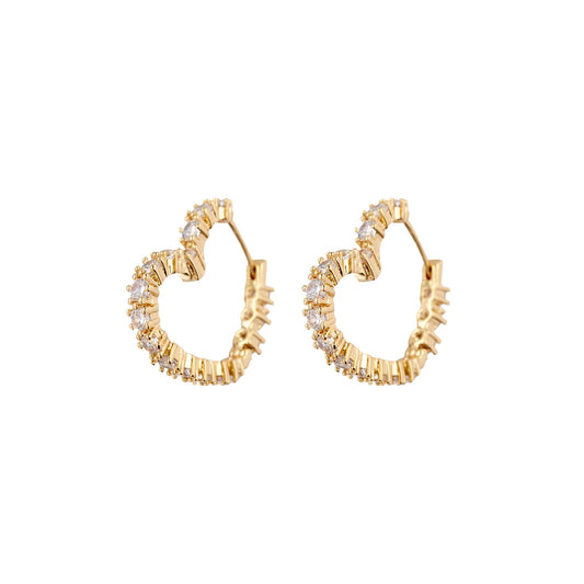 Diamond Bijou Hoops-Luv AJ-1000 Palms