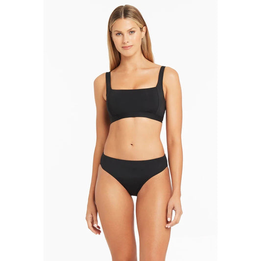 Essentials Square Neck Bra Top-Sealevel-1000 Palms