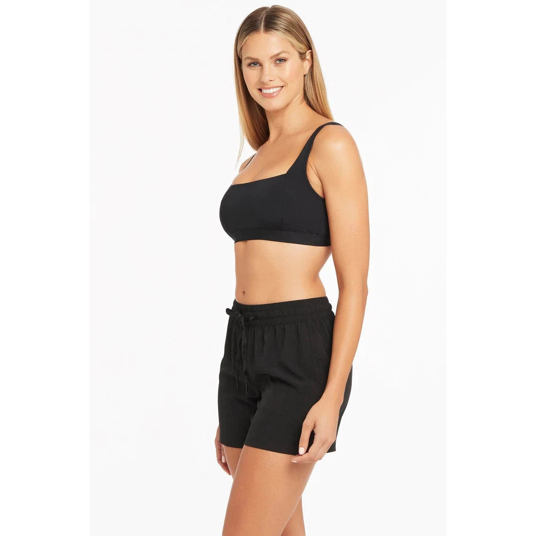 Essentials Square Neck Bra Top-Sealevel-1000 Palms