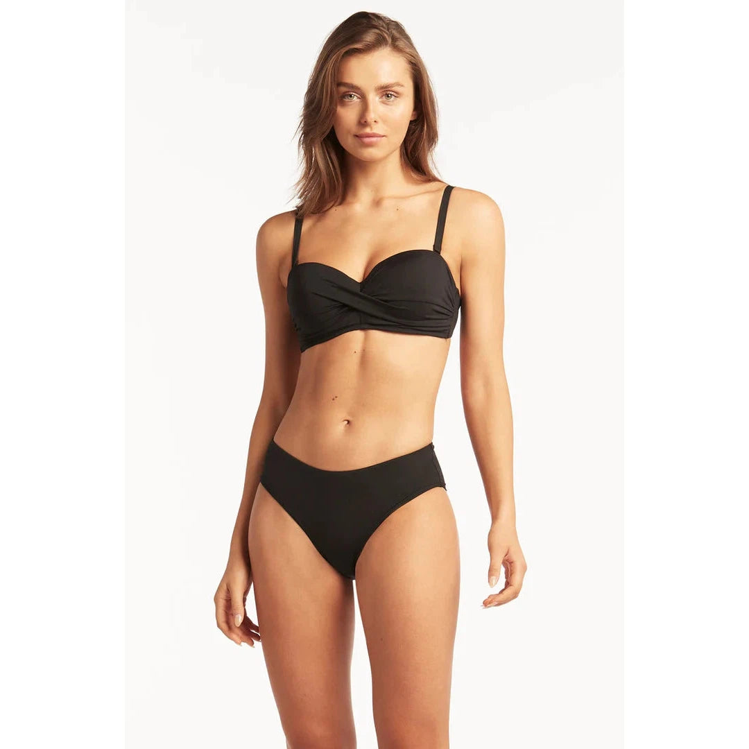 Essential Bandeau Bikini Top-Sealevel-1000 Palms
