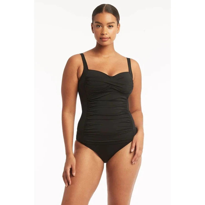 Essential Twist Singlet-Sealevel-1000 Palms