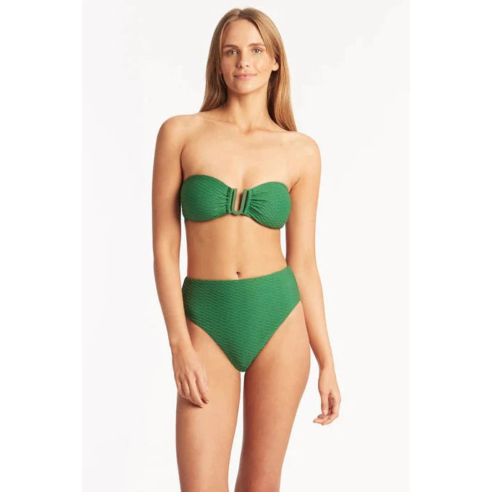 Honeycomb Retro High Waist Pant-Sealevel-1000 Palms