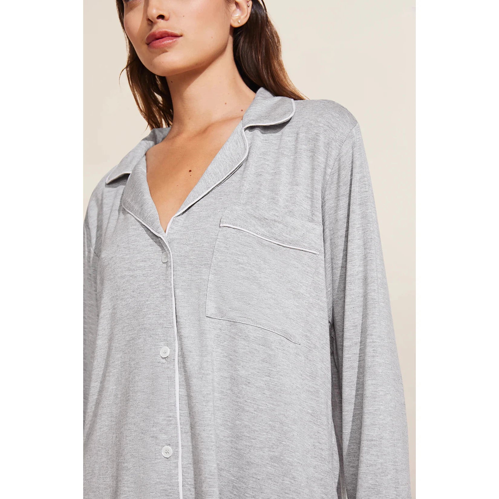Gisele - The Long PJ Set-eberjey-1000 Palms