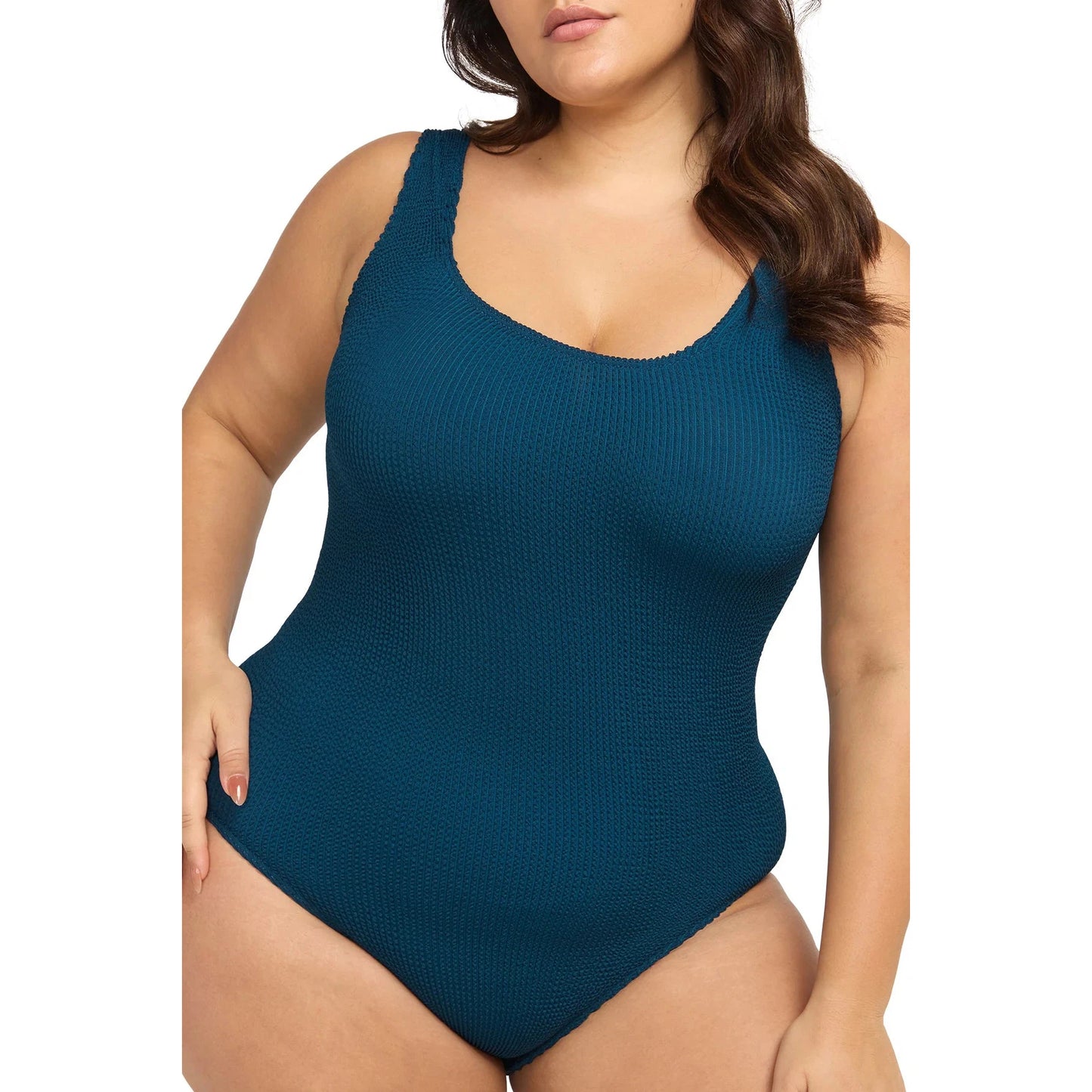 Arte High Neck One Piece-Artesands-1000 Palms