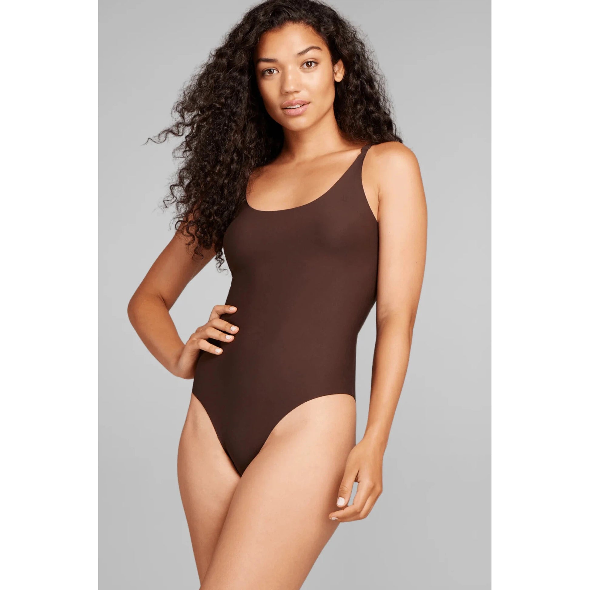 No Show Bodysuit-Siella-1000 Palms
