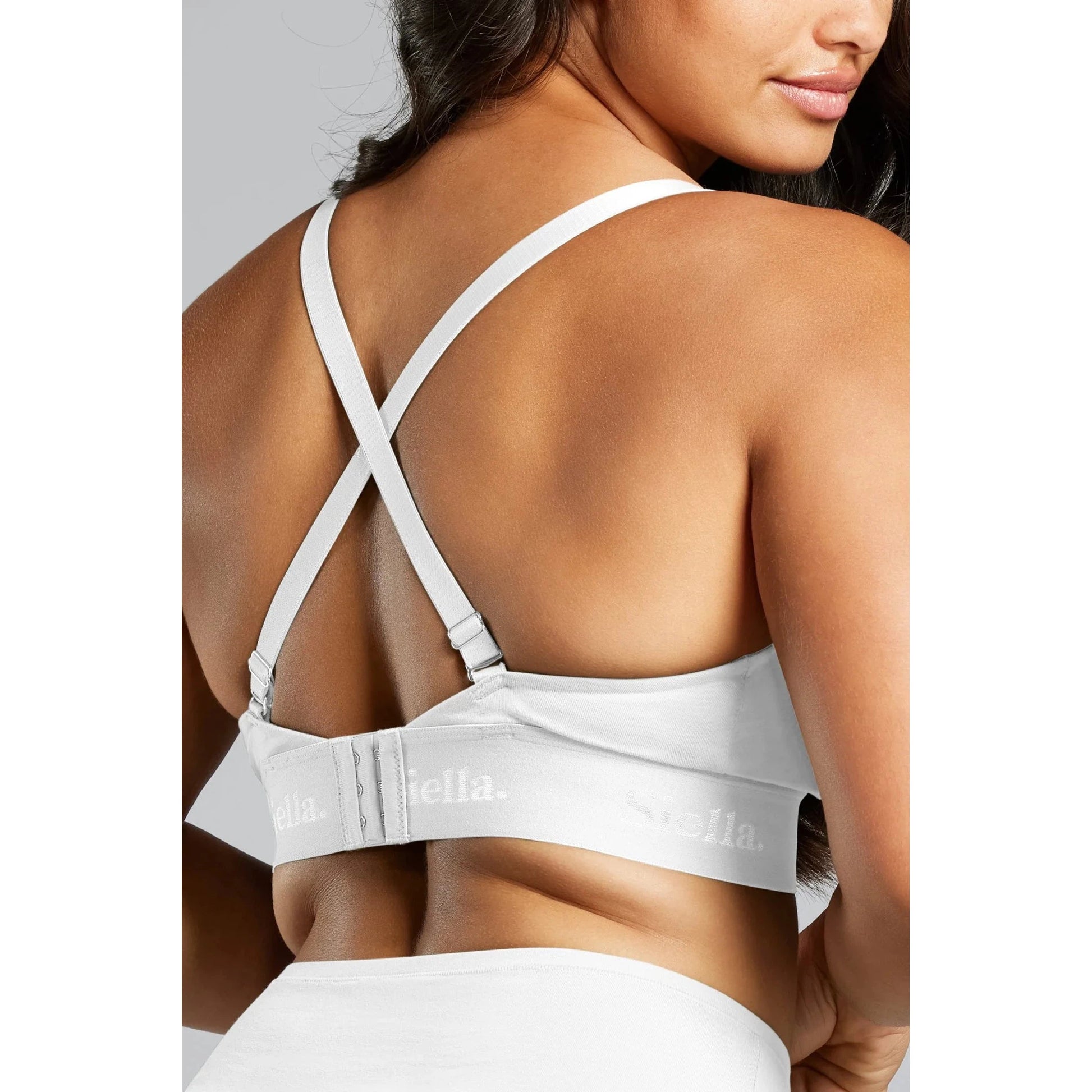Organic Cotton Triangle Padded Bra-Siella-1000 Palms