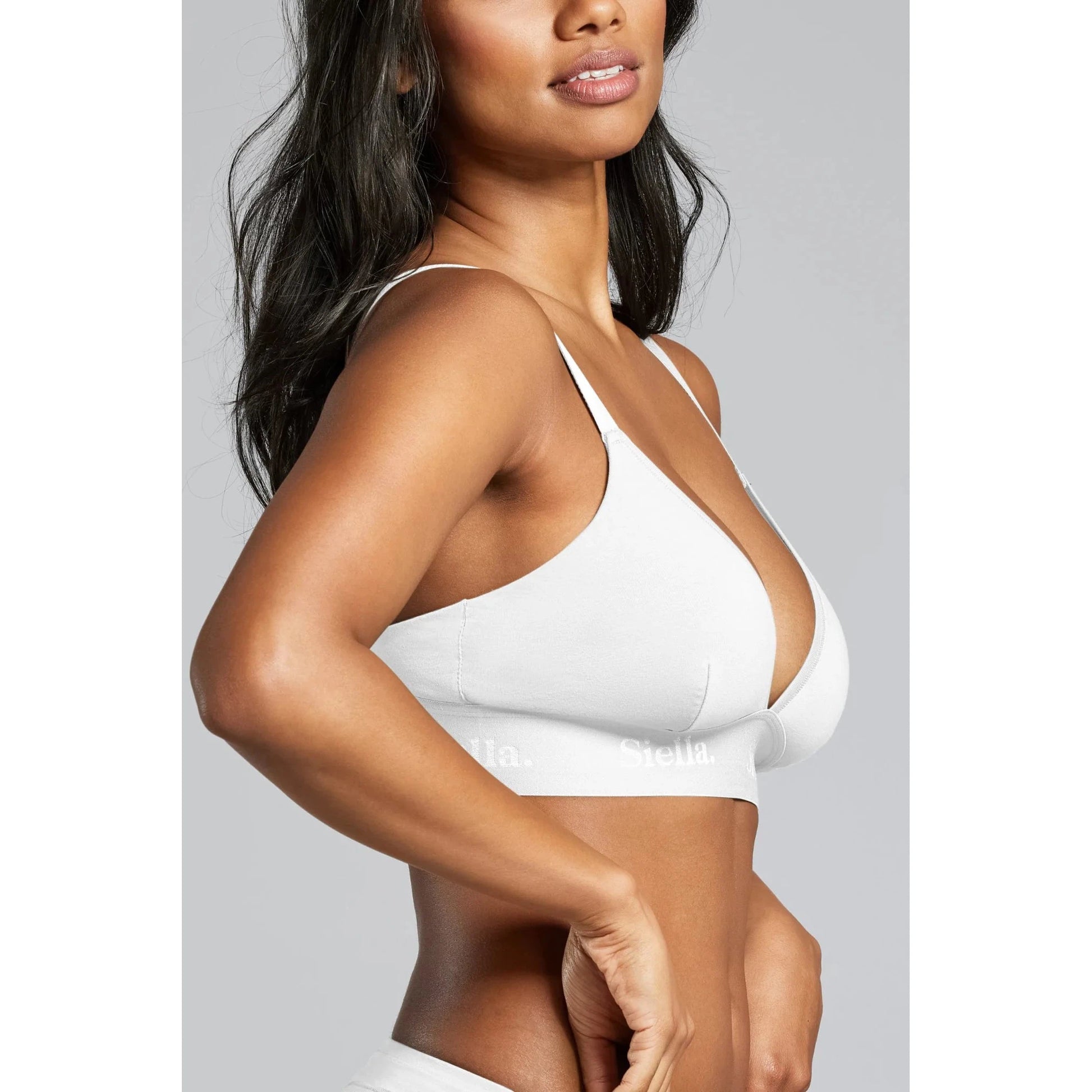 Organic Cotton Triangle Padded Bra-Siella-1000 Palms