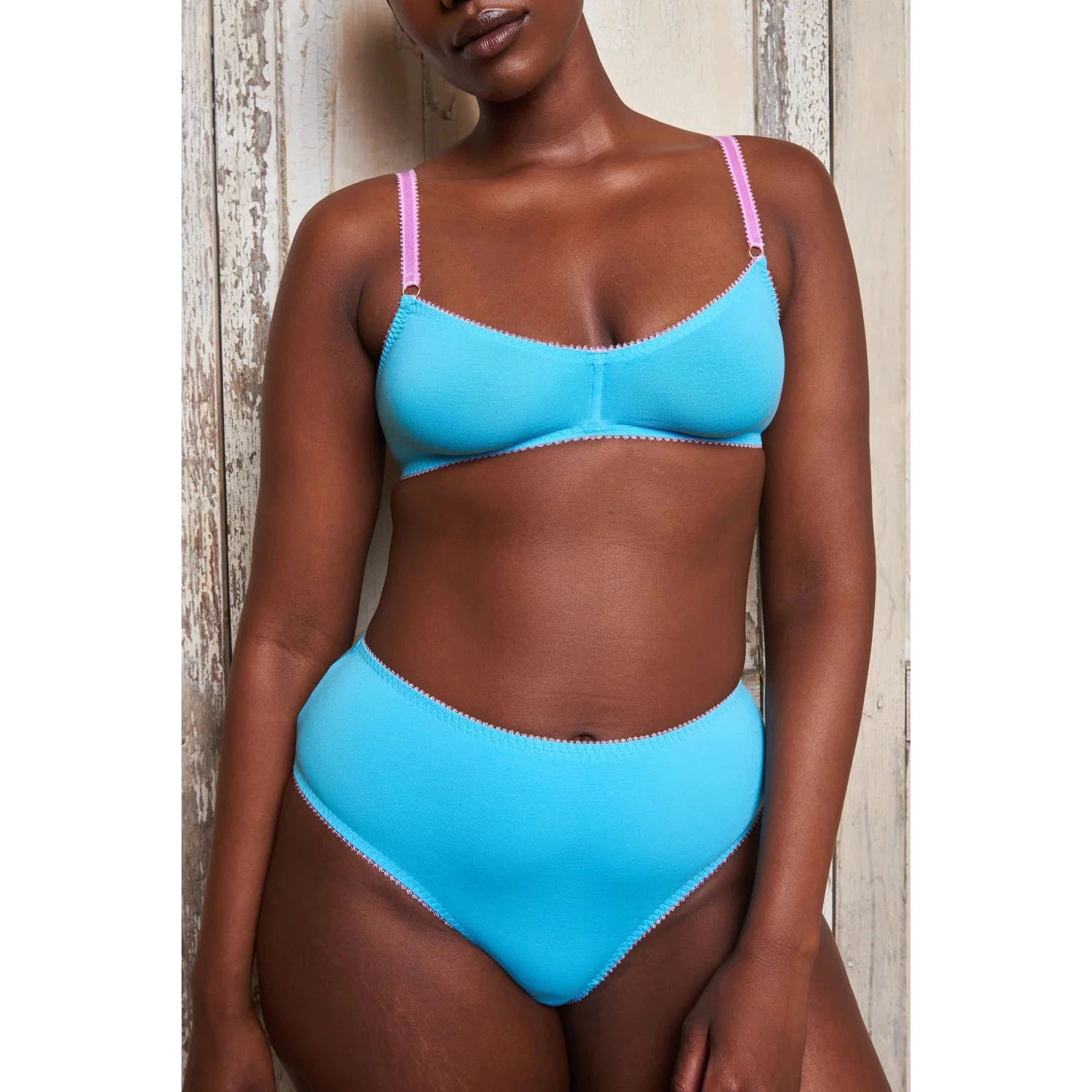 Peony Organic Cotton Soft Bra-Dora Larsen-1000 Palms
