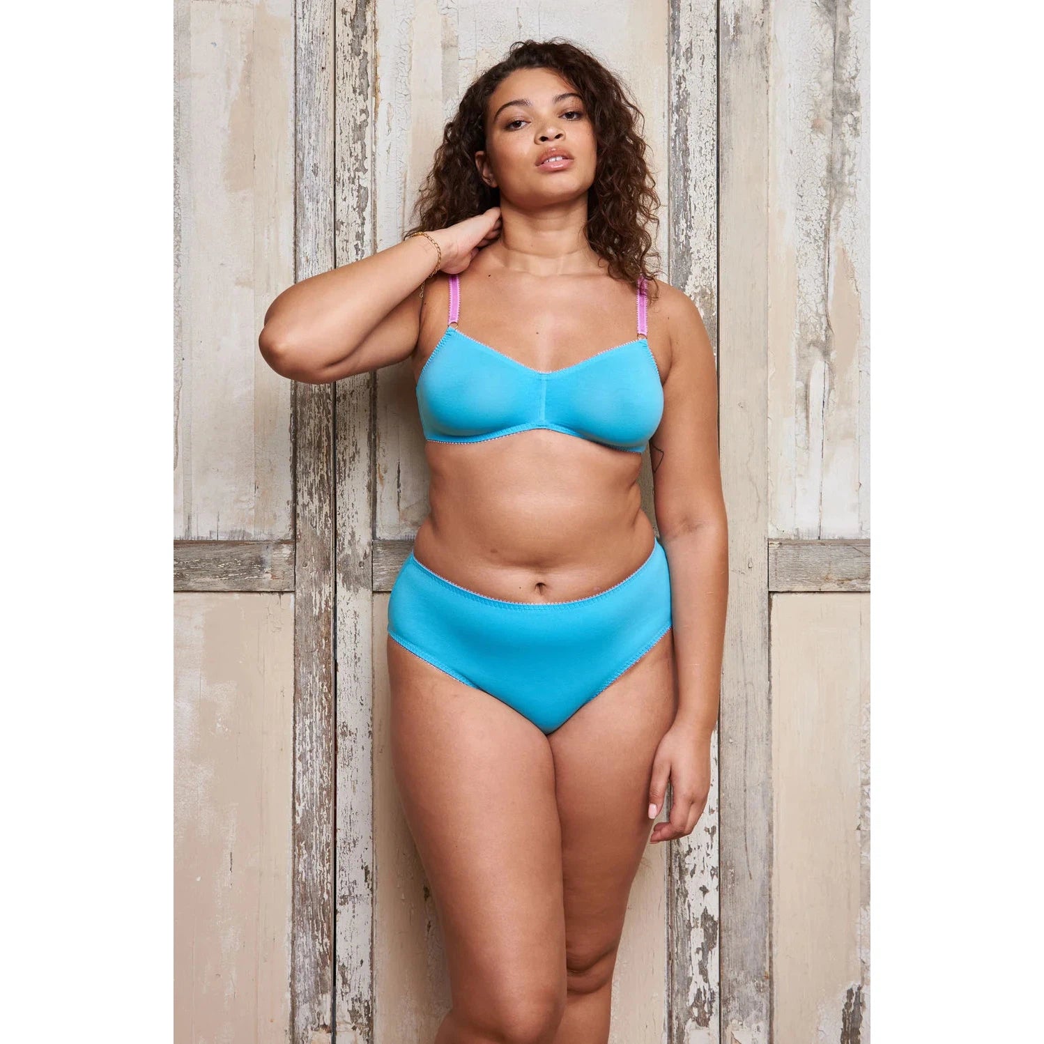 Peony Organic Cotton Soft Bra-Dora Larsen-1000 Palms